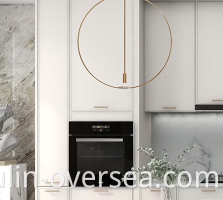 Luxury European design lacquer kitchen cabinets with island